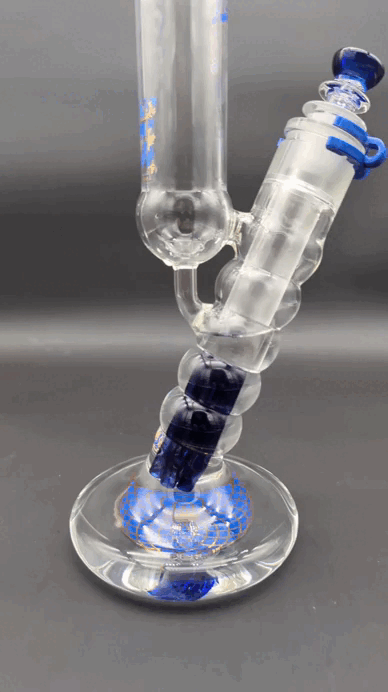 18" XL Diffused Downstem Hollow Foot Bong-Avernic Smoke Shop