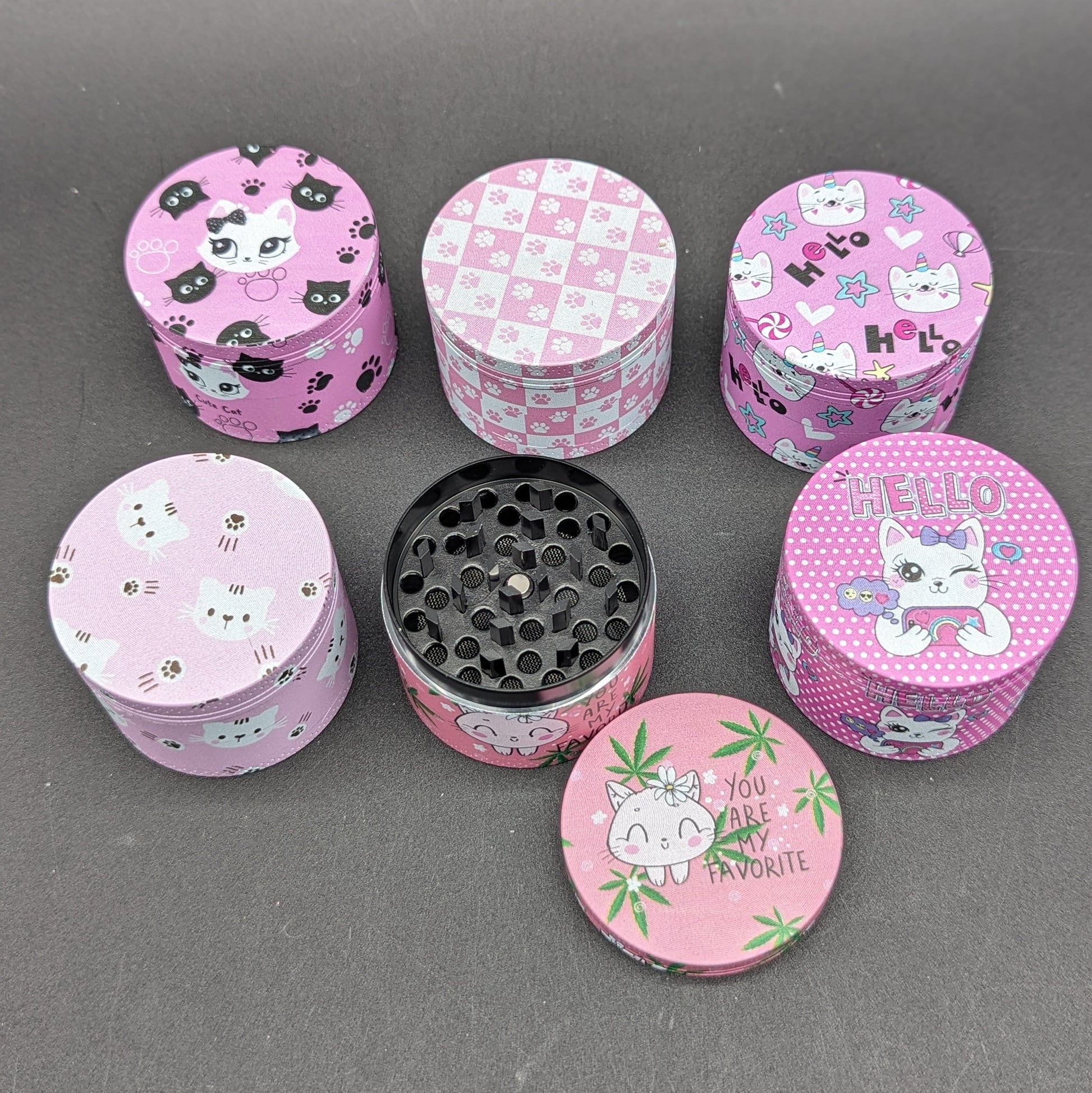 Adorable Kitten Herb Grinders 50mm-Avernic Smoke Shop