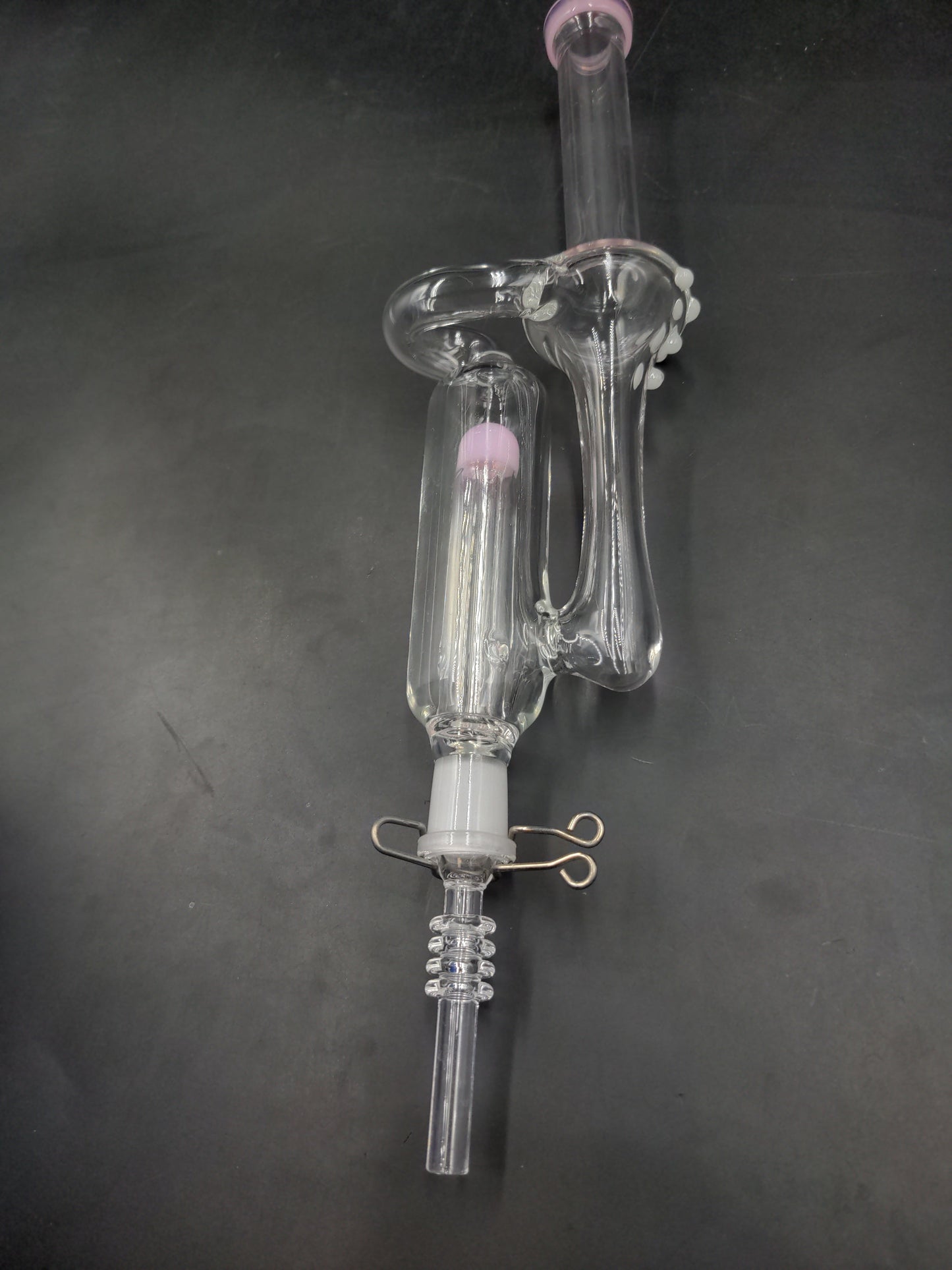 Aero Recycler Quartz Tip Vapor Straw w/ Clip | 11.5"-Avernic Smoke Shop