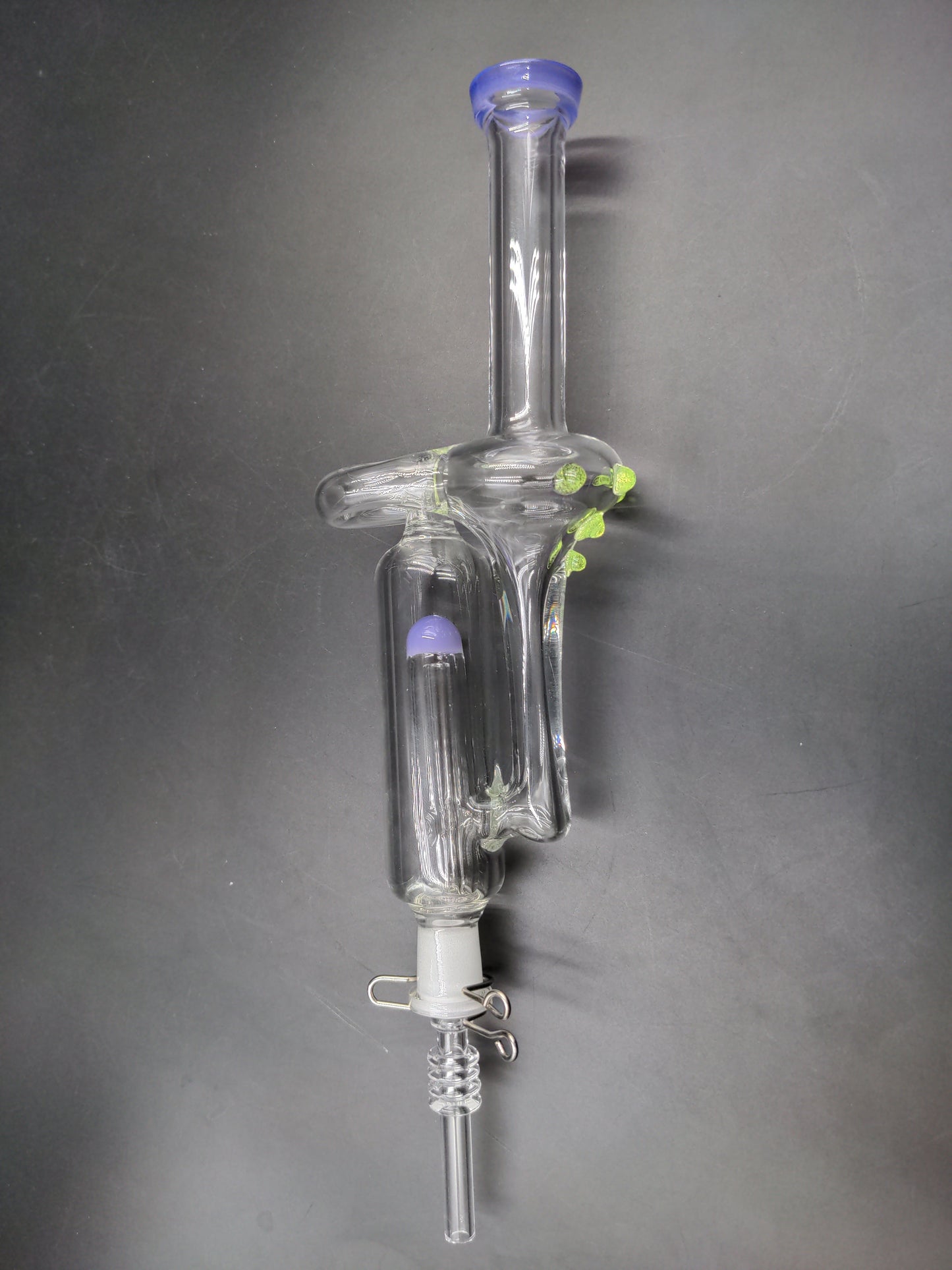 Aero Recycler Quartz Tip Vapor Straw w/ Clip | 11.5"-Avernic Smoke Shop