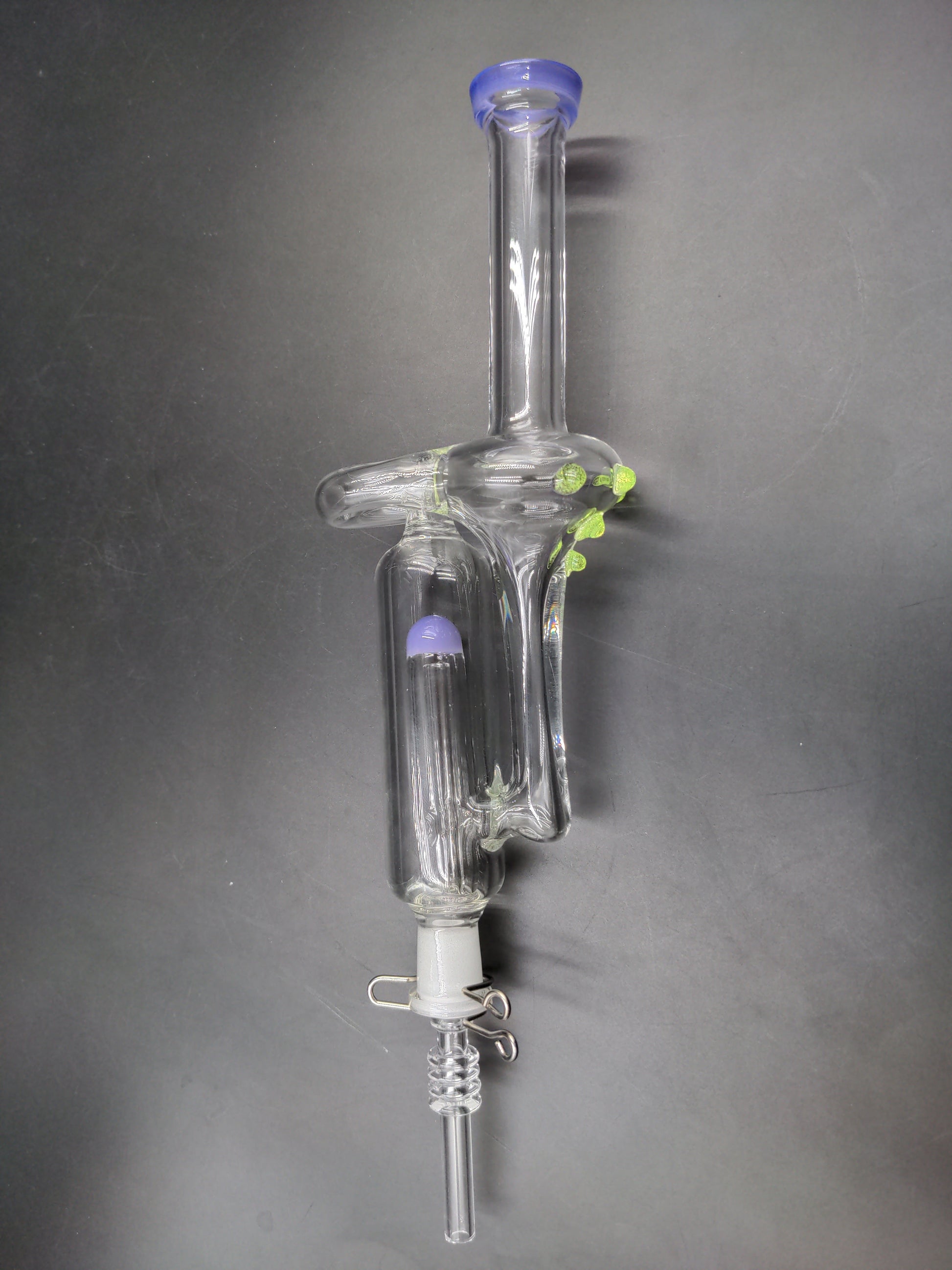 Aero Recycler Quartz Tip Vapor Straw w/ Clip | 11.5"-Avernic Smoke Shop