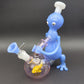 Alien Smoking a Goldfish 9" Recycler Bong