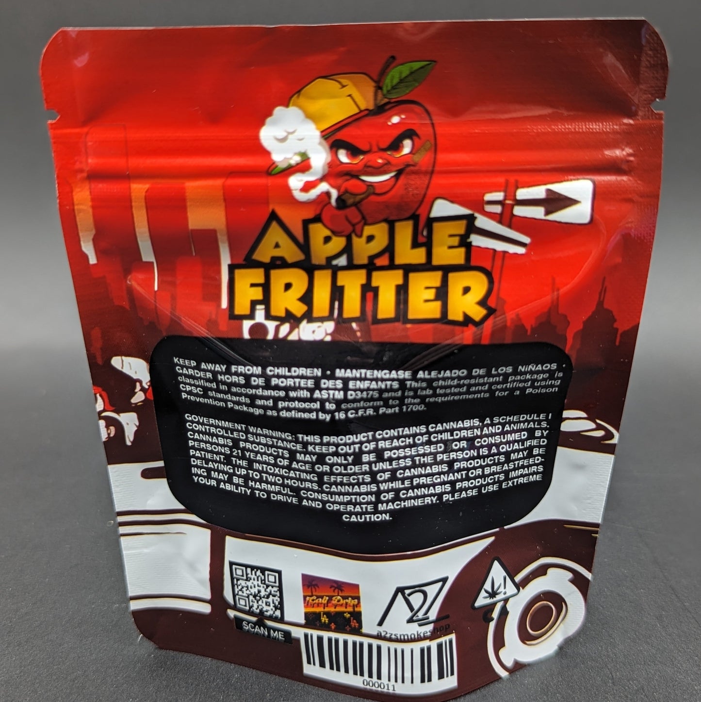 Apple Fritter 3.5g Mylar Bags