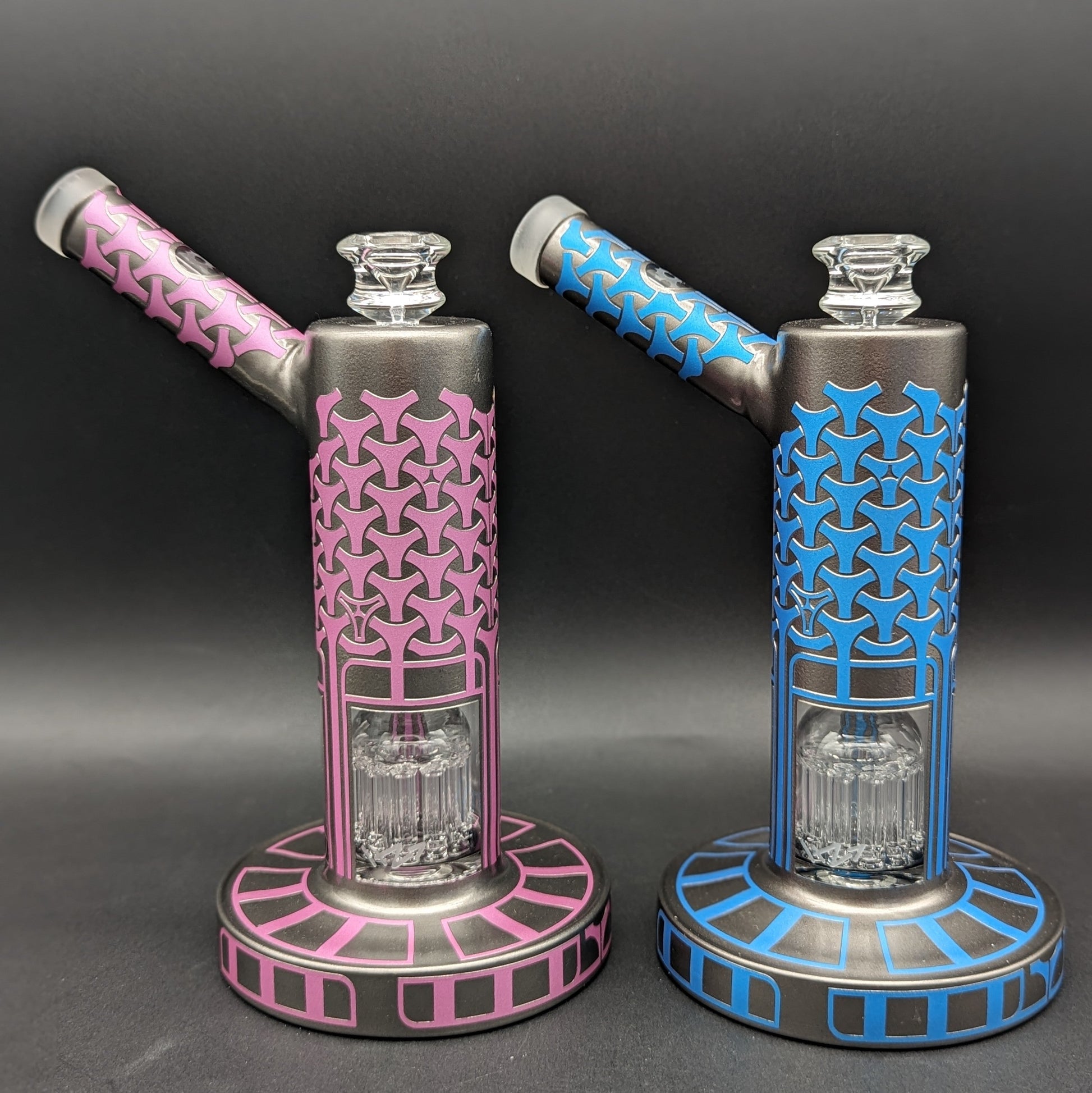 Asteroid Glass - Ionic Armor 9″ Water Pipe-Avernic Smoke Shop