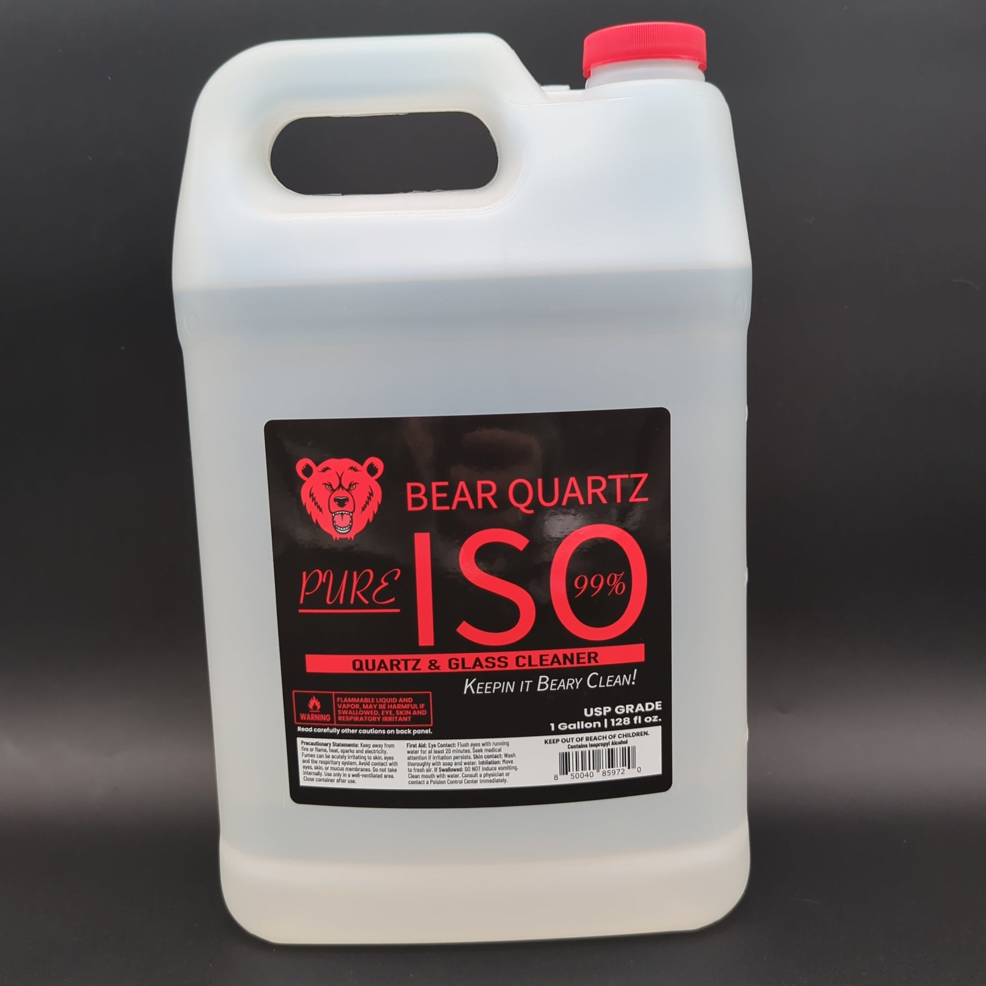Bear Quartz 99% Isopropyl Alcohol Cleaner | 1 Gallon-Avernic Smoke Shop