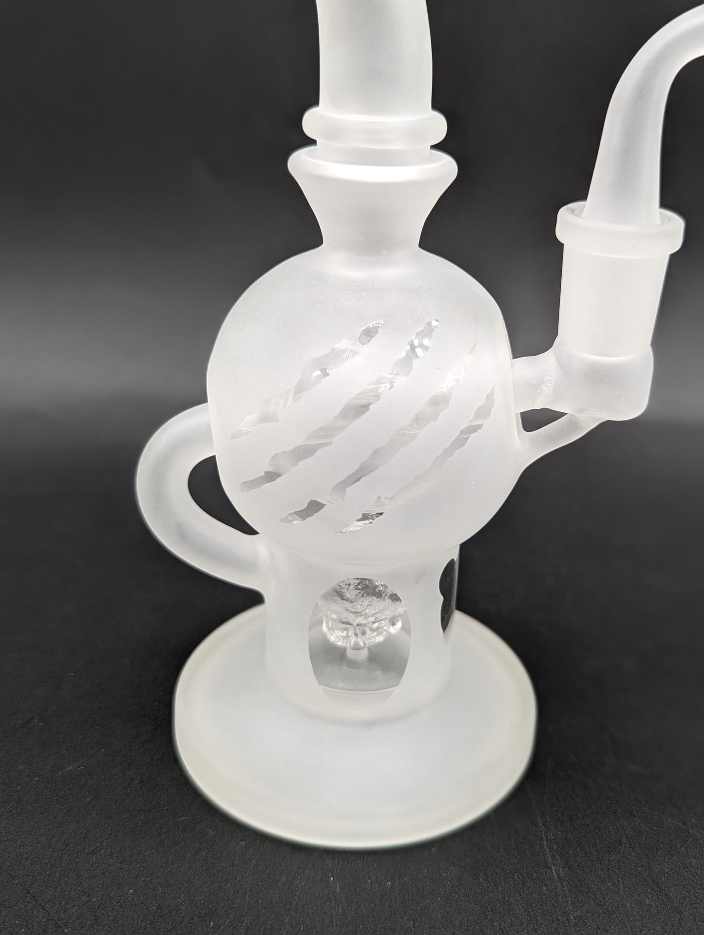 Bear Quartz Sandblasted Sphere Dab Rig Set-Avernic Smoke Shop