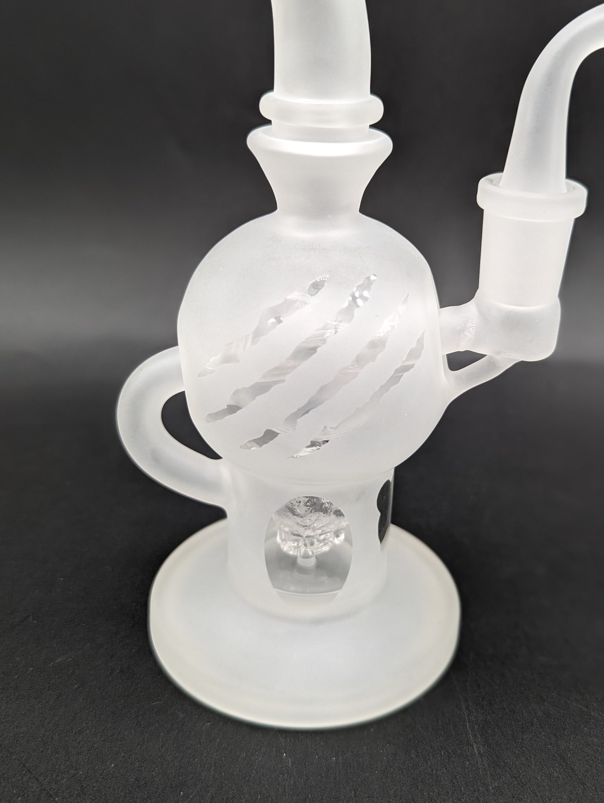 Bear Quartz Sandblasted Sphere Dab Rig Set-Avernic Smoke Shop