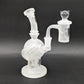 Bear Quartz Sandblasted Sphere Dab Rig Set-Avernic Smoke Shop