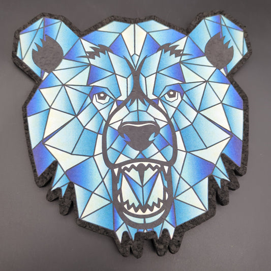 Bear Quartz x moodmats Dab Mat | Iced Bear | 8" - Avernic Smoke Shop