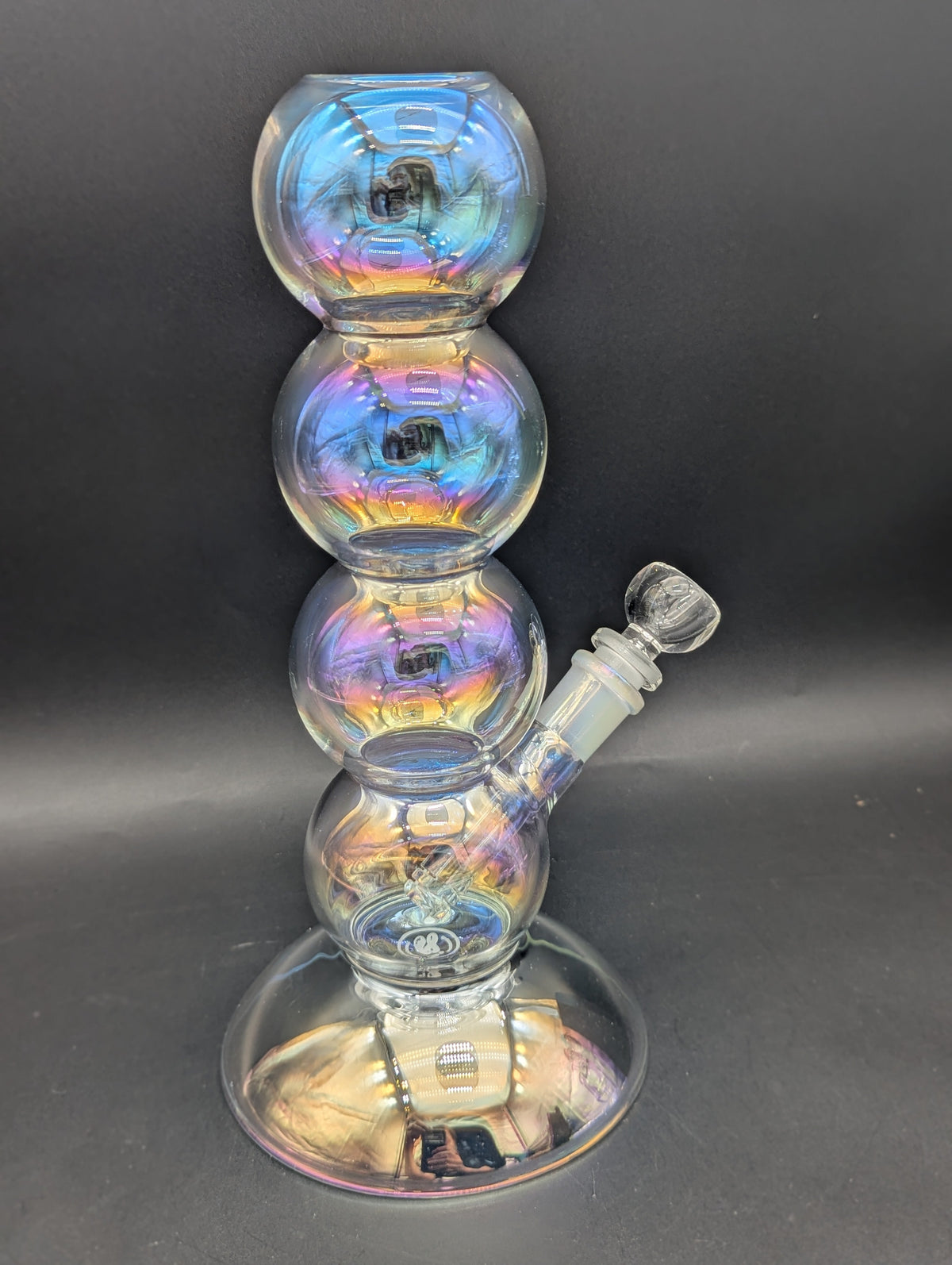 Bubble Bong - 10" Iridescent-Avernic Smoke Shop