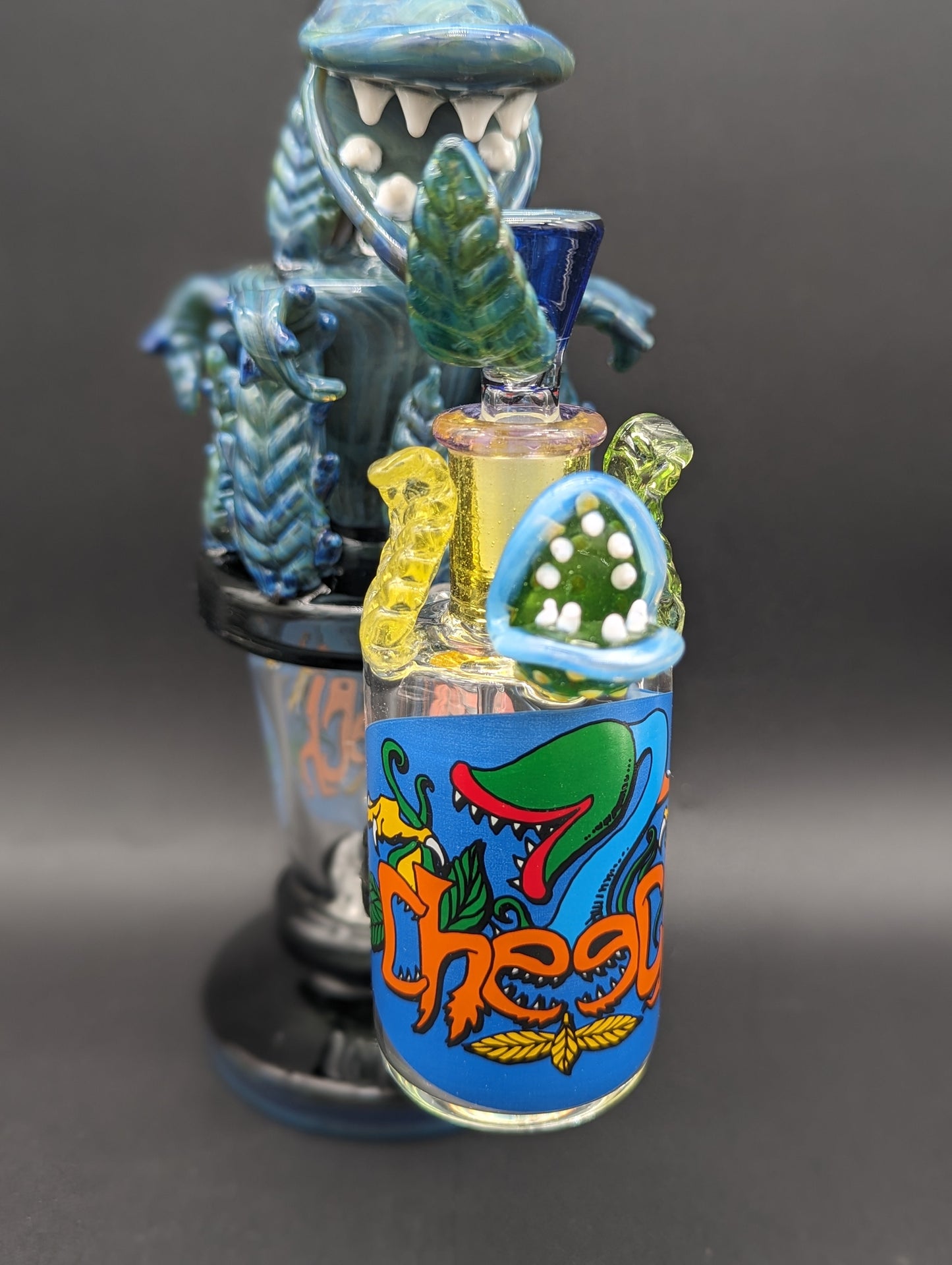 Cheech Glass - 10.5" Venus Fly Trap Water Pipe Set