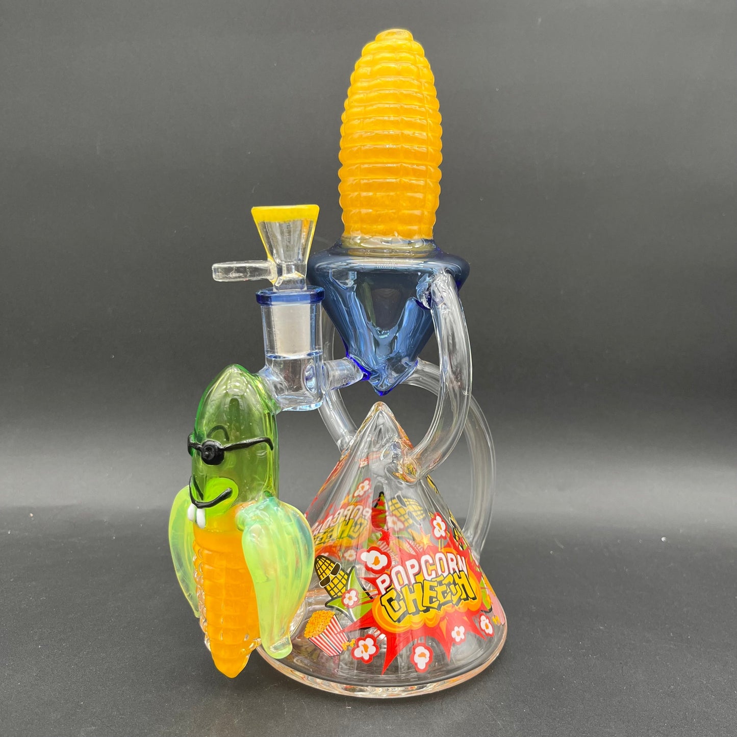 Cheech Glass - 11" Corny Vibes Recycler Water Pipe