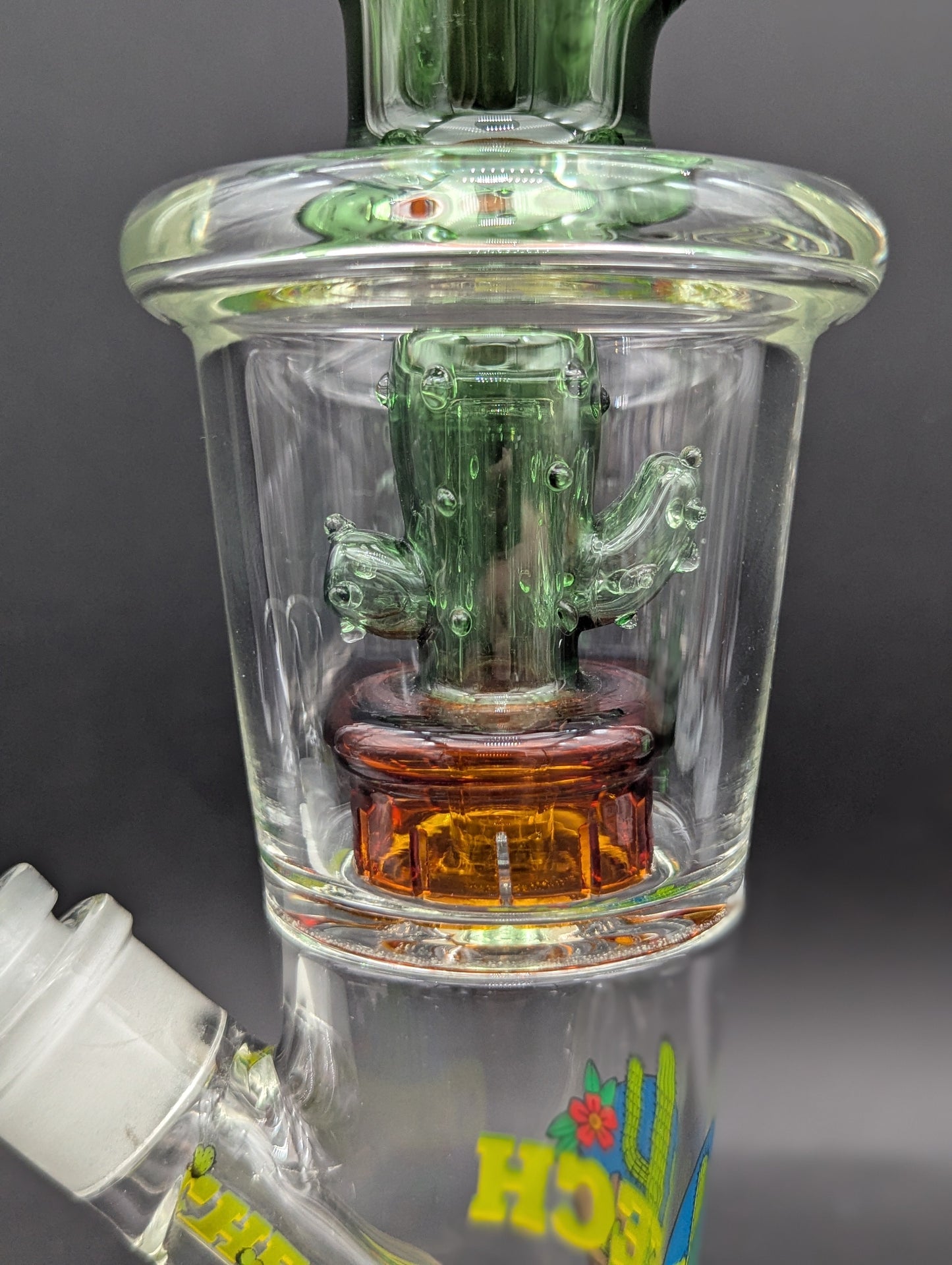 Cheech Glass - 12" Spiky Cactus Water Pipe