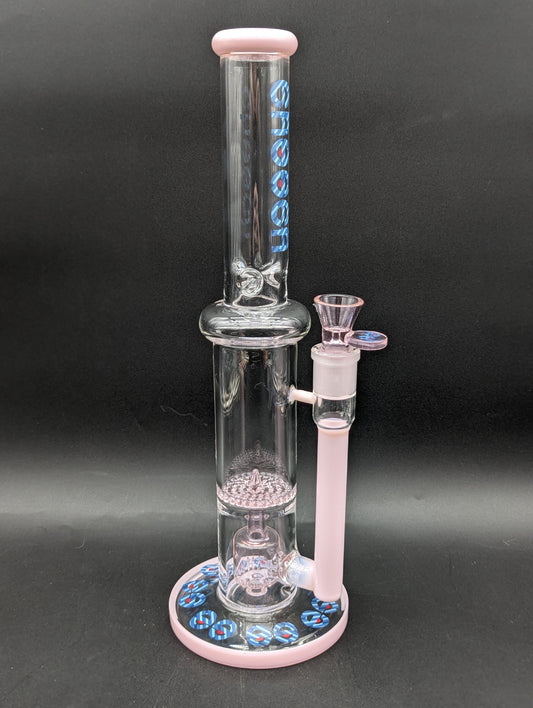 Cheech Glass - 14" Dual Perc Straight Tube