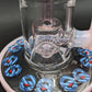 Cheech Glass - 14" Dual Perc Straight Tube