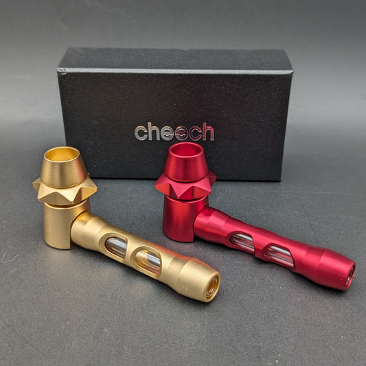 Cheech Glass - Metal Encased Hitter Hand Pipe