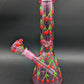 Cherries Glow In The Dark Beaker 10"-Avernic Smoke Shop