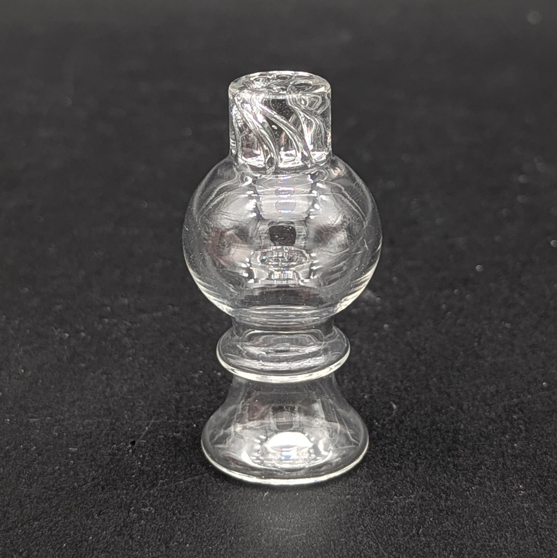 Clear Bubble Spinner Cap-Avernic Smoke Shop