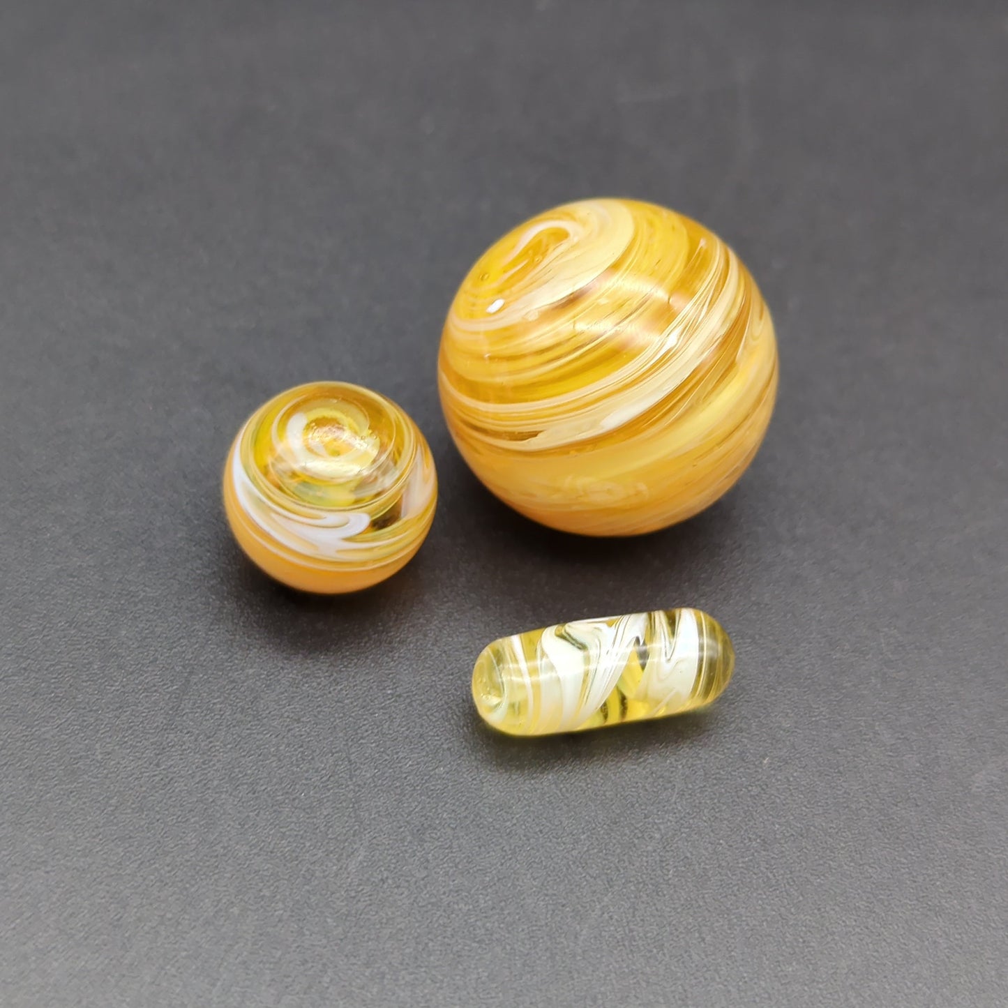 Color Swirl Marble + Pill Set for Terp Slurpers-Avernic Smoke Shop