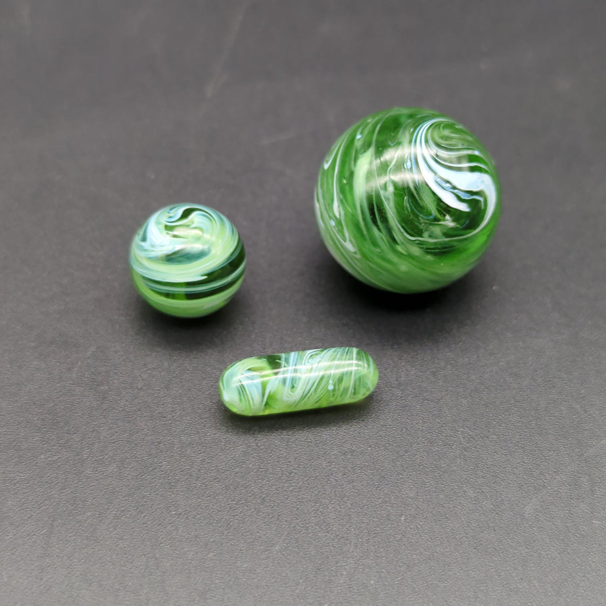 Color Swirl Marble + Pill Set for Terp Slurpers-Avernic Smoke Shop