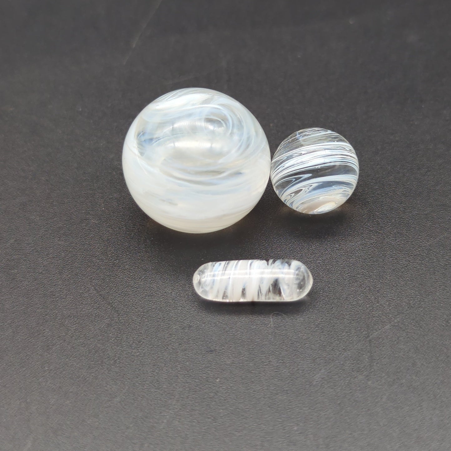 Color Swirl Marble + Pill Set for Terp Slurpers-Avernic Smoke Shop