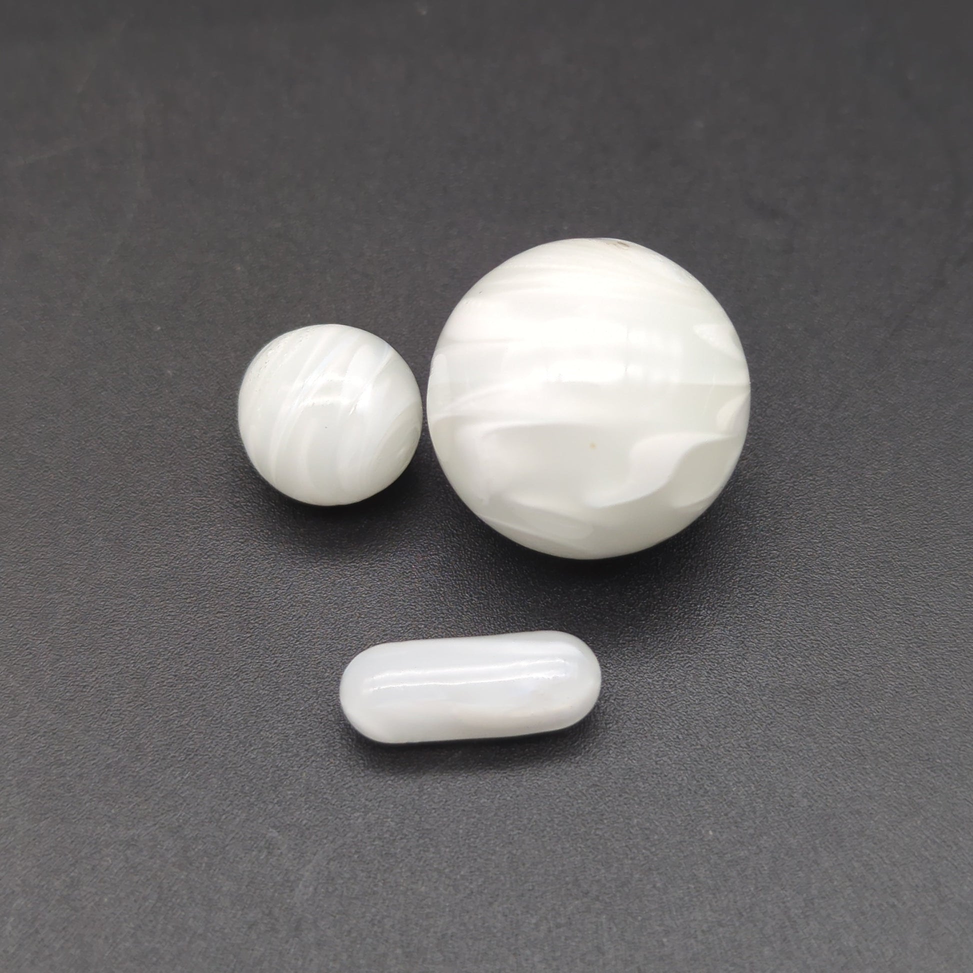 Color Swirl Marble + Pill Set for Terp Slurpers-Avernic Smoke Shop
