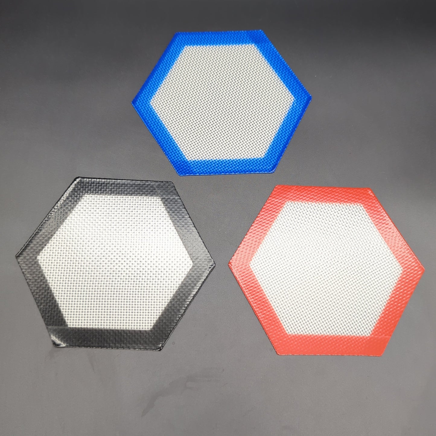 Colorful Hexagon Silicone Dab Mat - Avernic Smoke Shop