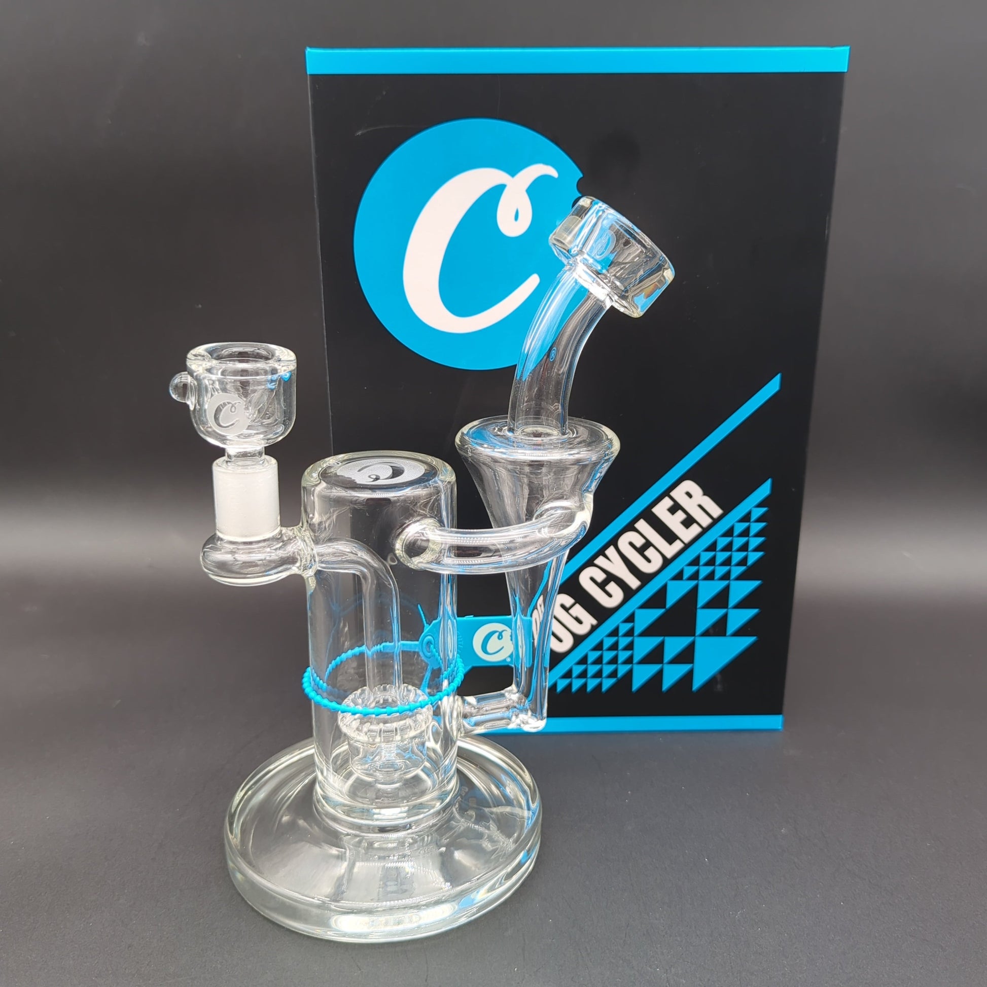 Cookies Recycler Glass Water Pipe | 8.75" | 14mm-Avernic Smoke Shop
