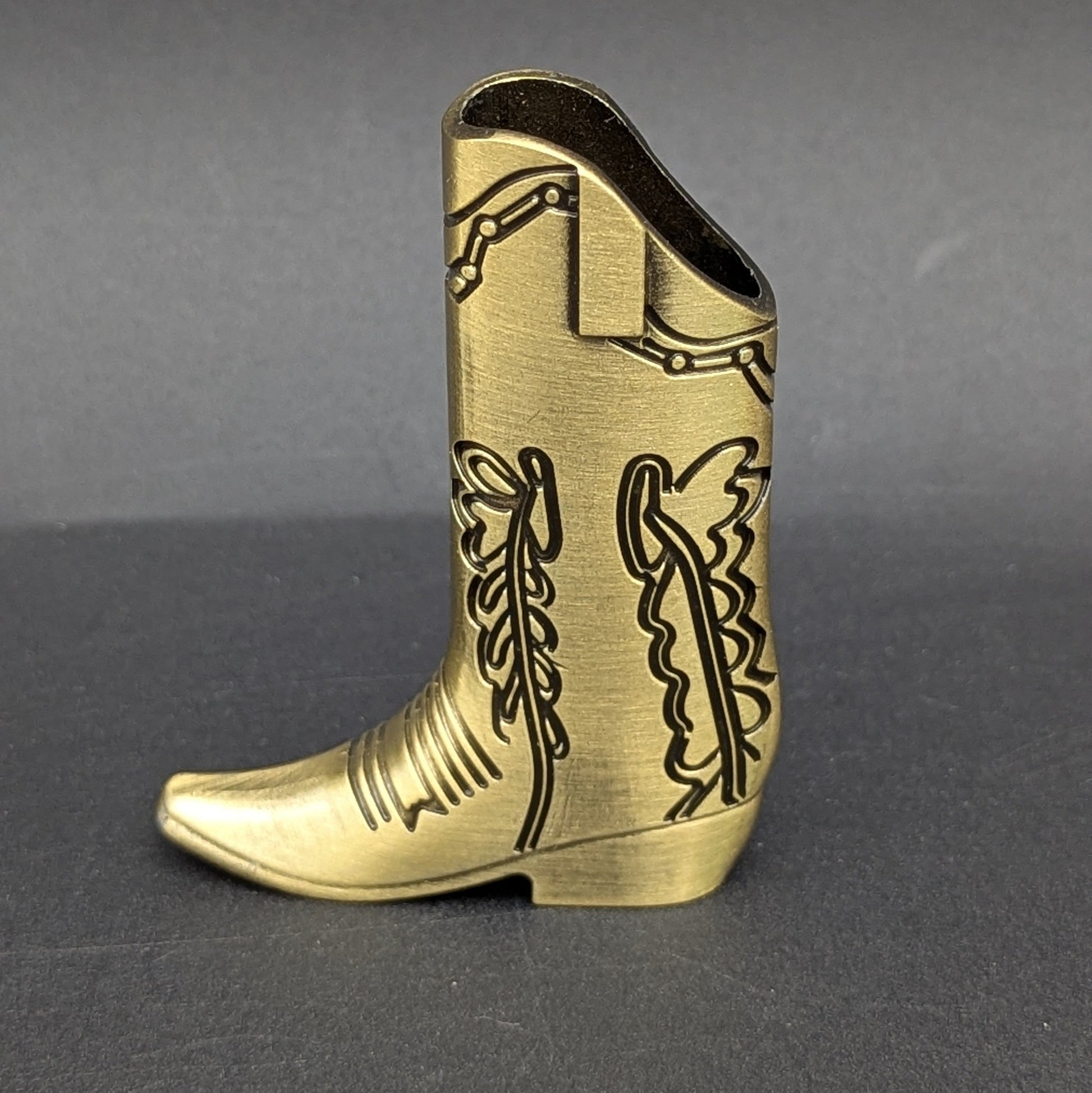 Cowboy Boot Metal Lighter Sleeve for MINI BIC-Avernic Smoke Shop