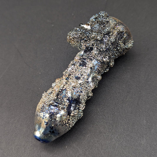 Curious Kraken Metallic Electroplated Glass Chillum | 3.5"