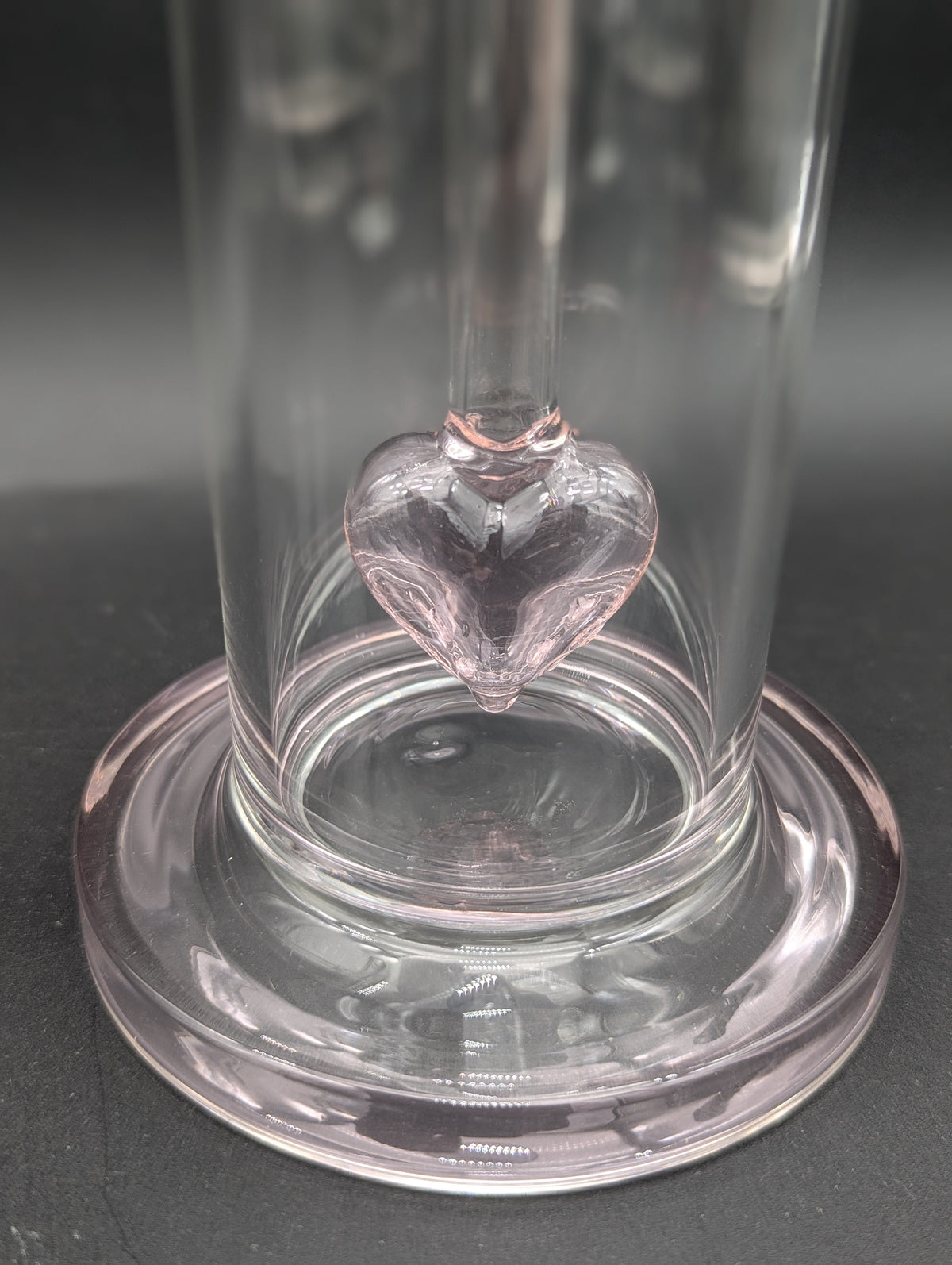 Date Night Heart Perc Dual Neck Glass Bong | 7"-Avernic Smoke Shop