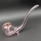 Diamond Glass Sherlock Hand Pipe-Avernic Smoke Shop