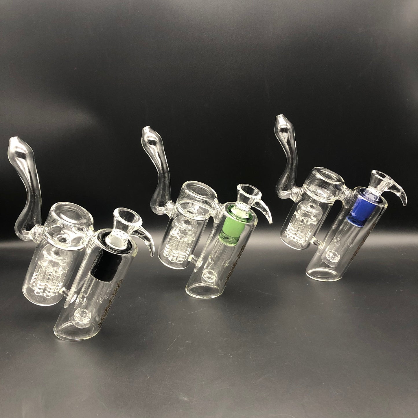 Dual Chamber Bubbler w/ 8-Arm and Showerhead Perc-Avernic Smoke Shop
