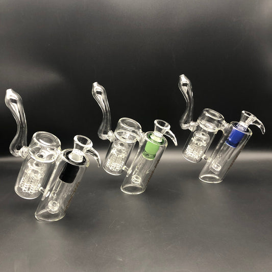 Dual Chamber Bubbler w/ 8-Arm and Showerhead Perc-Avernic Smoke Shop