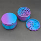 Dual Color Gripped Grinder 63mm-Avernic Smoke Shop
