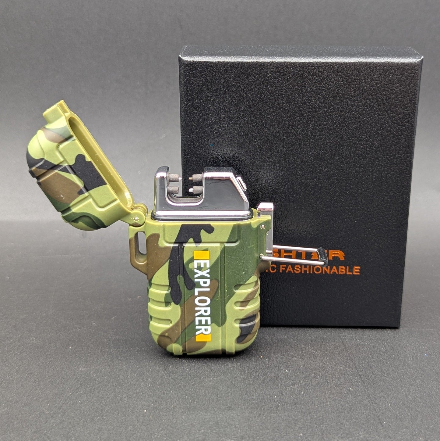 Explorer Dual Arc Lighter w/ Mini lock-Avernic Smoke Shop