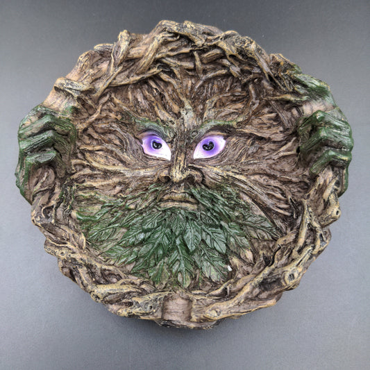 Father Nature Round Polyresin Ashtray | 5.25"-Avernic Smoke Shop