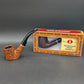 Faux Wood Textured 6" Sherlock Pipe-Avernic Smoke Shop