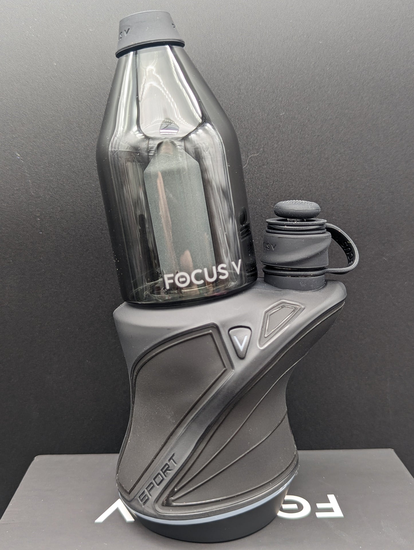 Focus V CARTA Sport Portable Electric Dab Rig | Black | 2700mAh-Avernic Smoke Shop