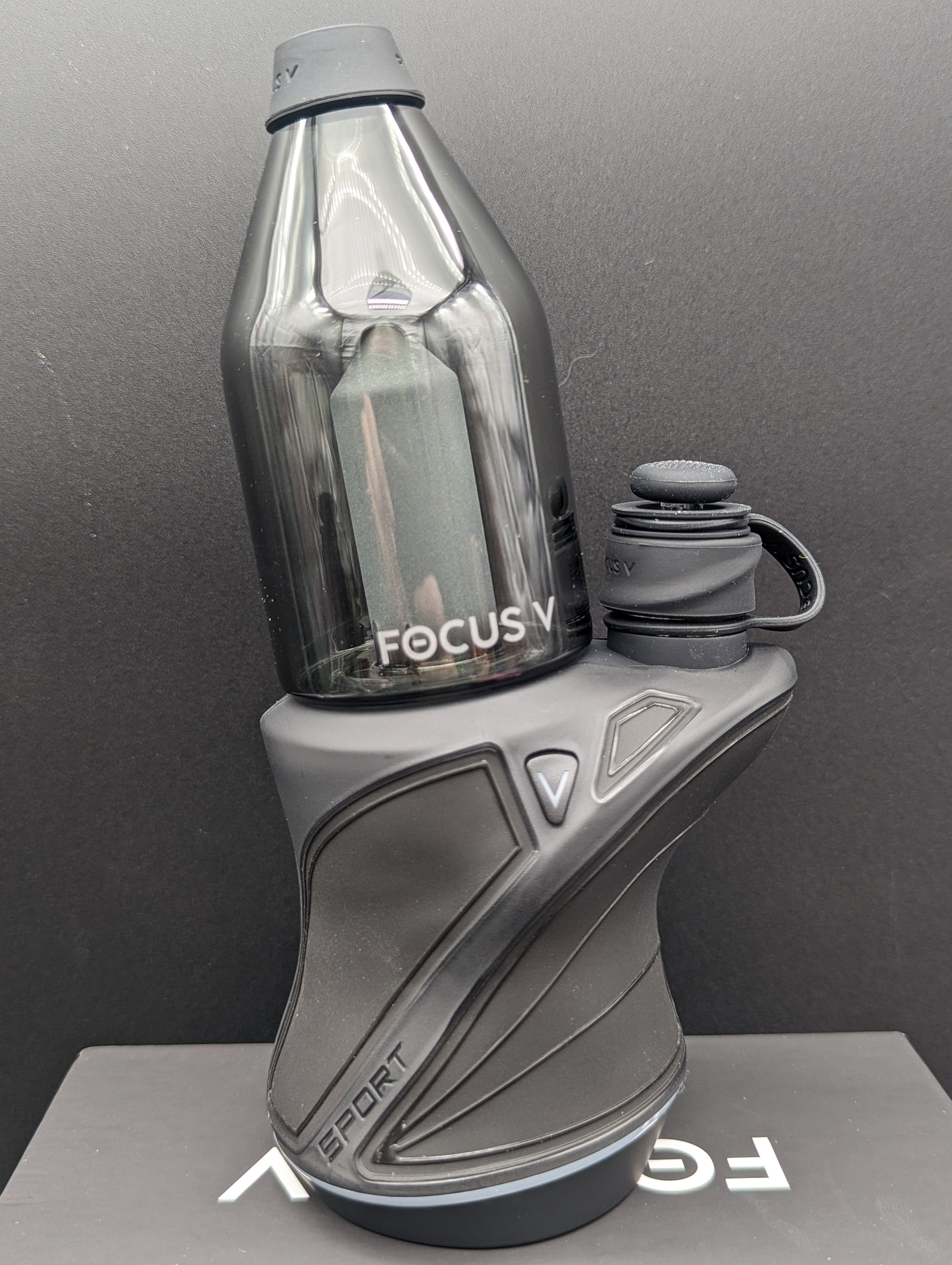 Focus V CARTA Sport Portable Electric Dab Rig | Black | 2700mAh-Avernic Smoke Shop