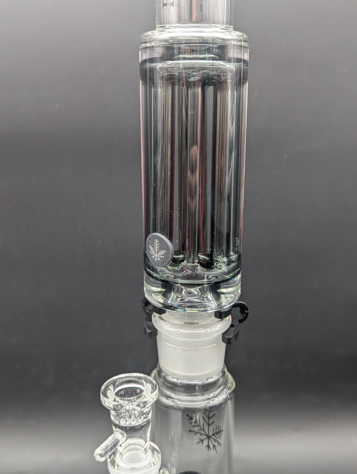 Freeze Pipe - Triple Perc Straight Bong