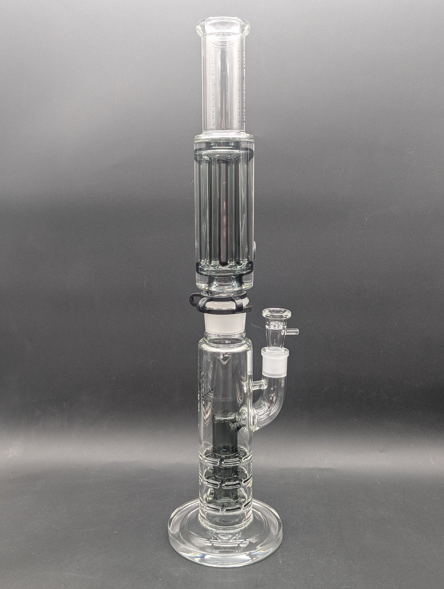 Freeze Pipe - Triple Perc Straight Bong
