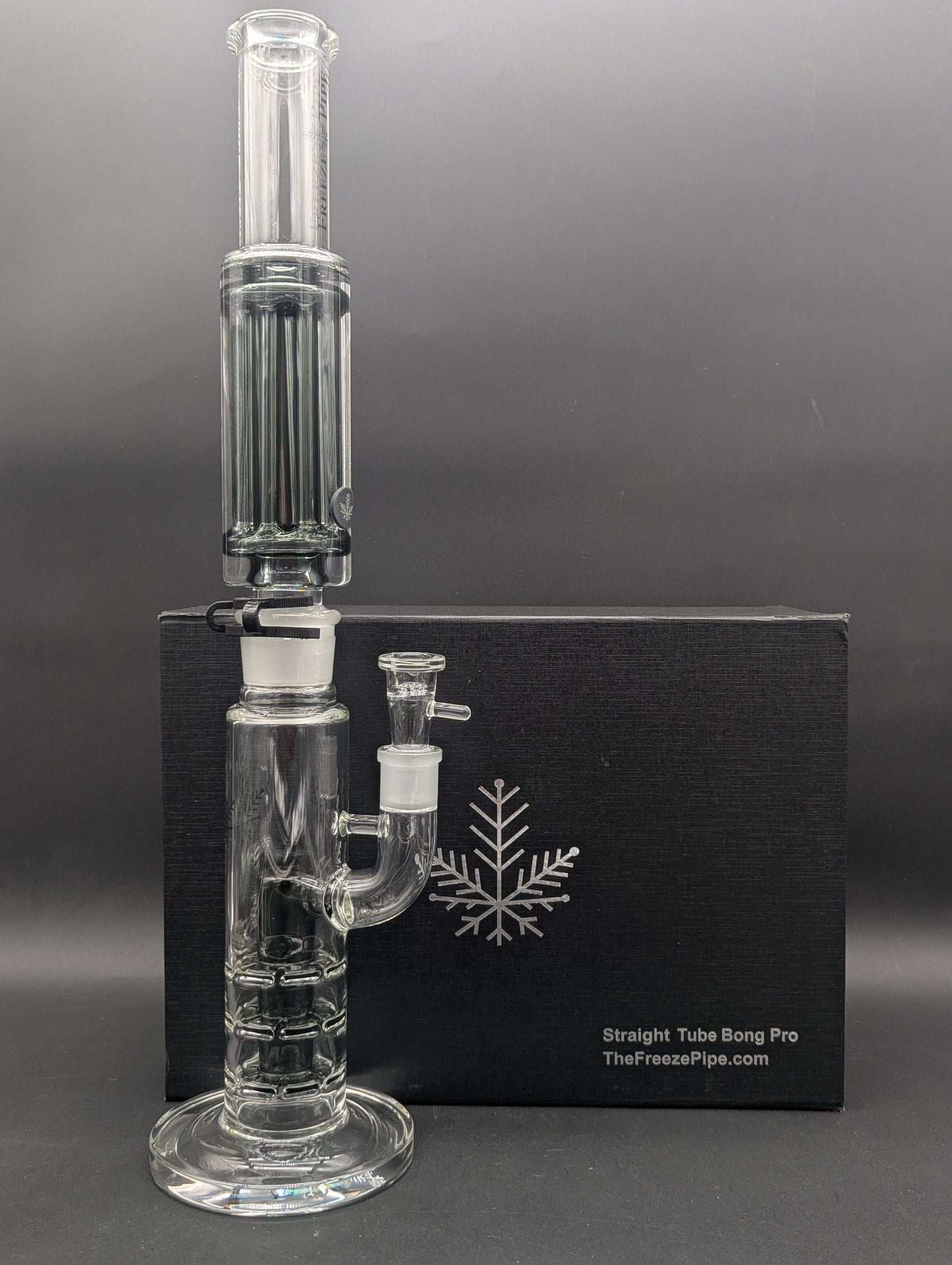 Freeze Pipe - Triple Perc Straight Bong