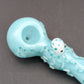 Friendly Octopus Glass Spoon Pipe 4"