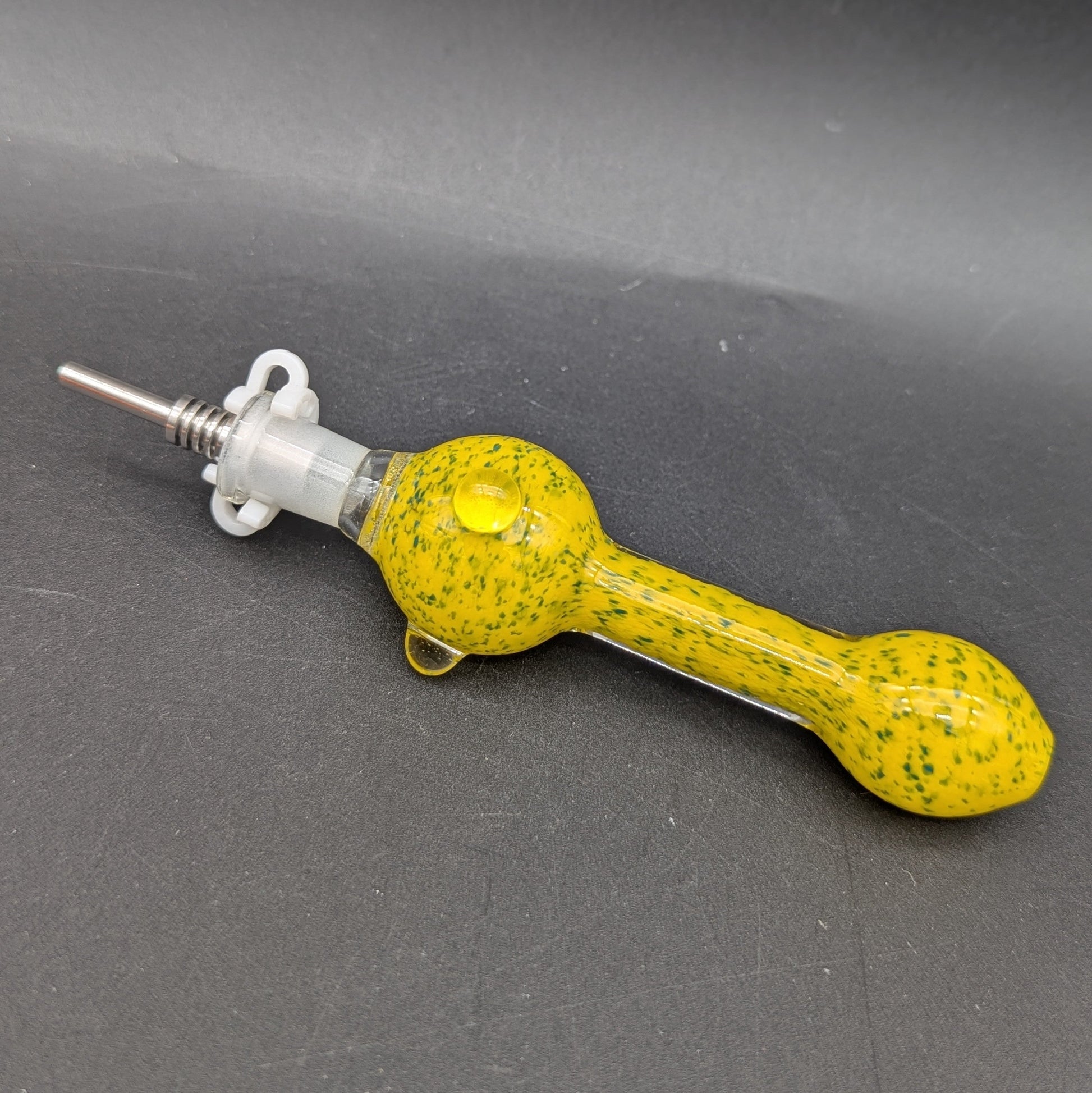 Fritted Glass Nectar Collector w/ Titanium Tip-Avernic Smoke Shop