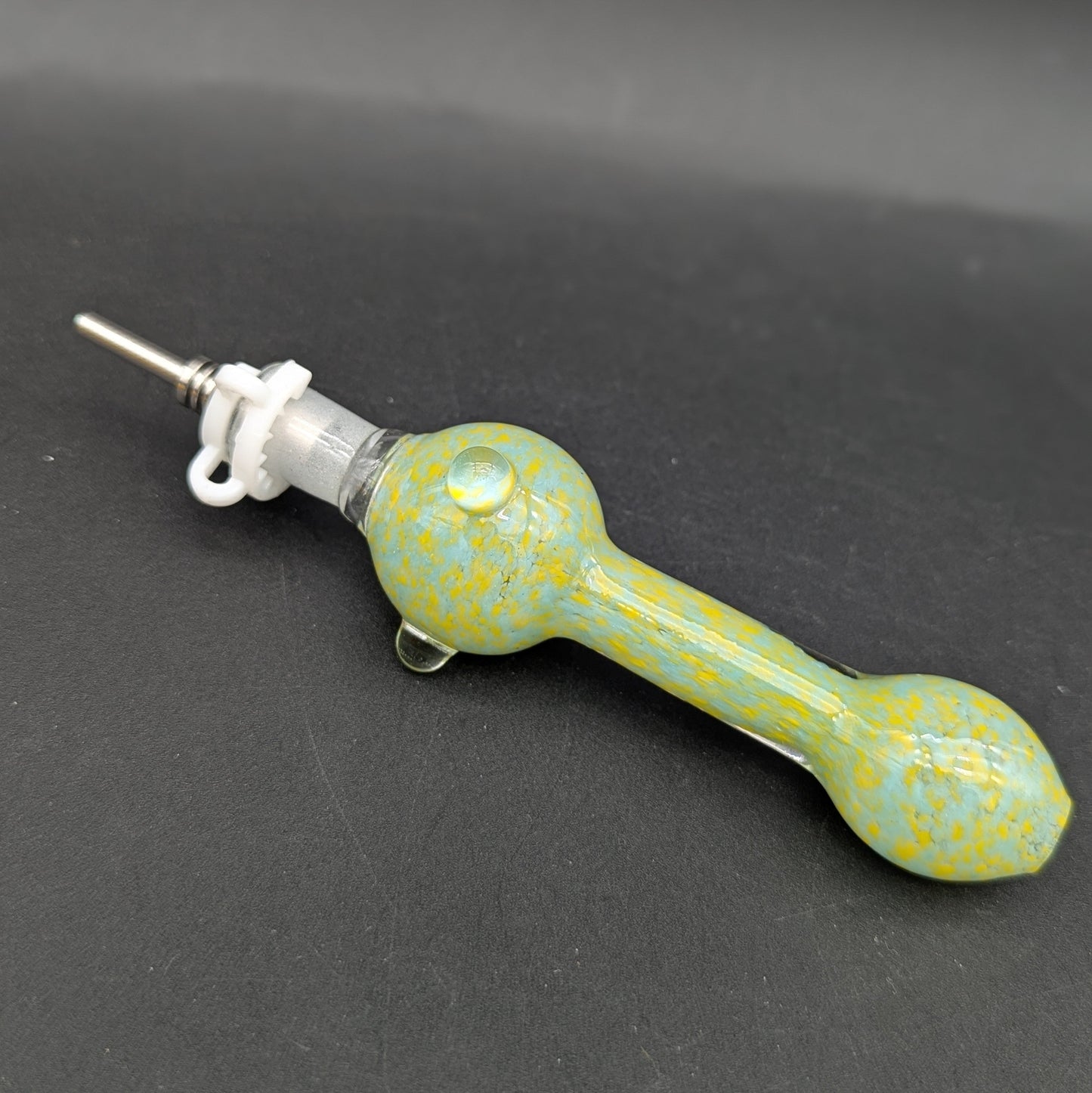 Fritted Glass Nectar Collector w/ Titanium Tip-Avernic Smoke Shop