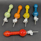 Fritted Glass Nectar Collector w/ Titanium Tip-Avernic Smoke Shop