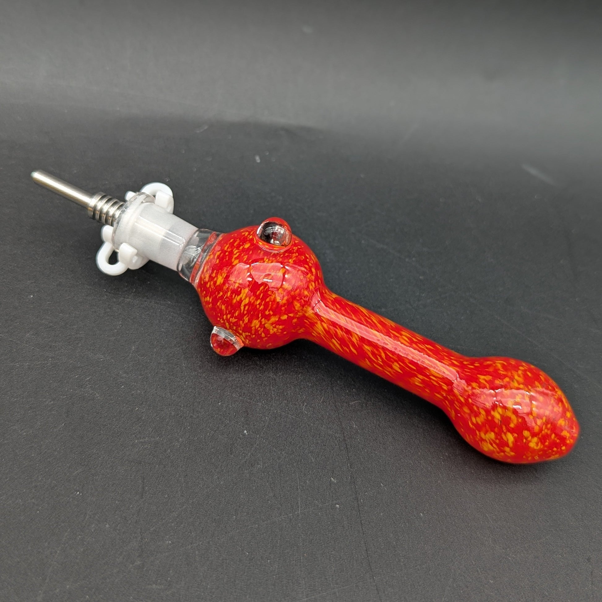 Fritted Glass Nectar Collector w/ Titanium Tip-Avernic Smoke Shop
