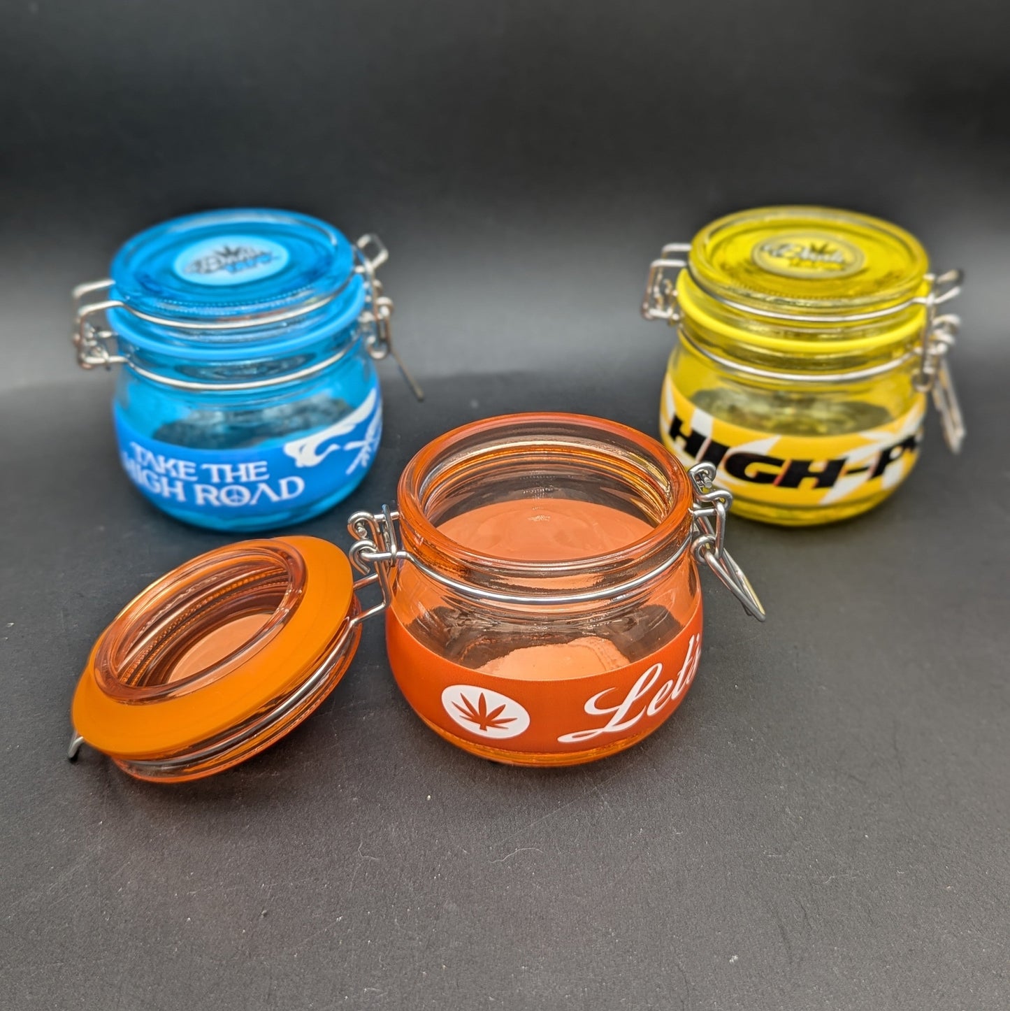 Fujima Dank Tank Latch Lid Glass Storage Jar | 150mL-Avernic Smoke Shop