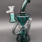 Full Color Dual Chamber Recycler Bong